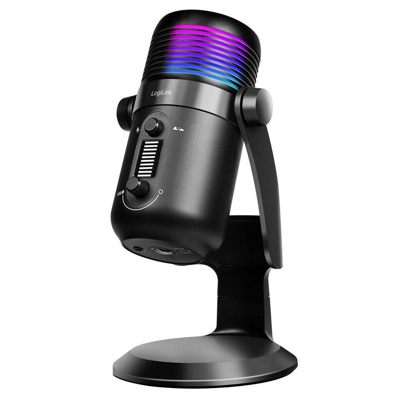 Microphone Cardioide, Nrc, 192KHZ a 24 Bits, Light Rgb, Streaming, Podcast And Estudio.