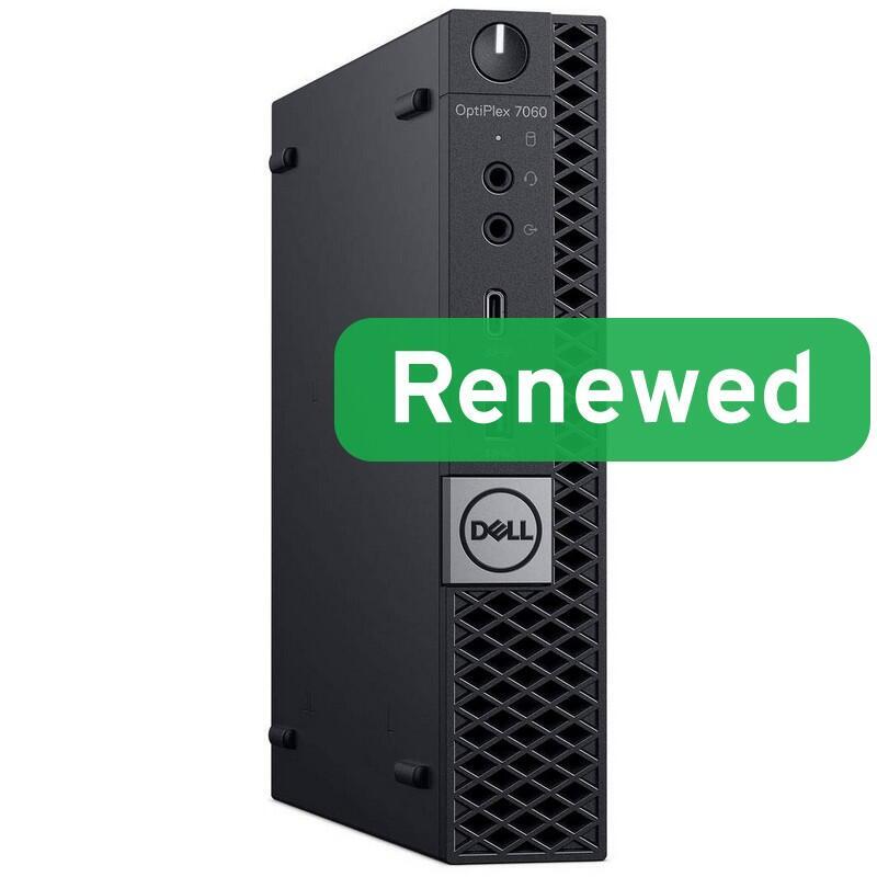 Dell Mini PC Refurbished Grade a Optiplex 7060 Micro I5-8500T 8GB 128GB SSD Intel UHD Graphics 630 W11 Pro