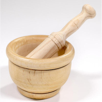 Mortero Wood With Maza Ø14CM. — image 1