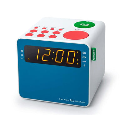 Muse M-187 Mc Blue And White Radio Watch With Projector — image 1