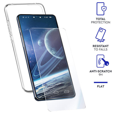 Myway Case Compatible With Apple Iphone 14 Pro + Protector Screen Glass Tempered Flat — image 1