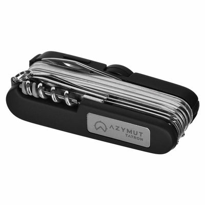 Knife Azimuth Tatron - 25 Tools + Case 90MM Black ( HK20017BL ) — image 1