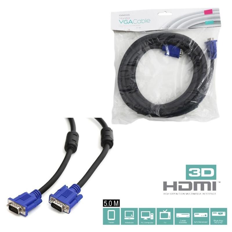Omega Cable VGA 6 + 3 5M