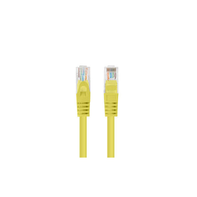 Lanberg Pack 10 - Network Cable CAT.6 UTP 0.5M Yellow — image 1