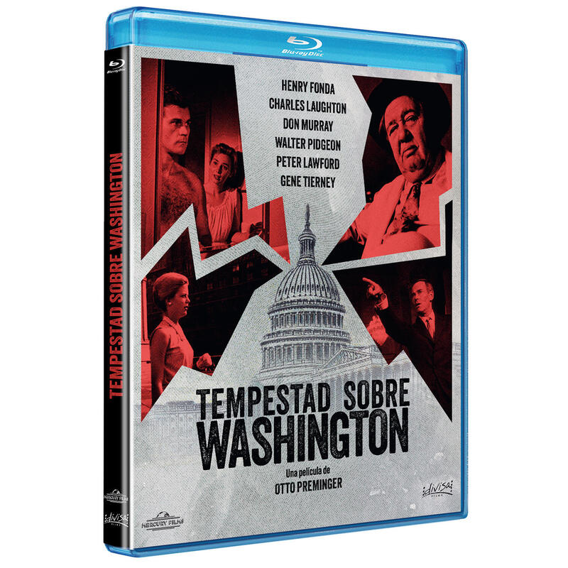 Film Tempestad Sobre Washington - Bd Blu-ray
