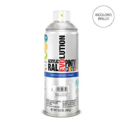 Pintura Spray Pintyplus Evolution Water-based 520CC B199 Barniz Brillo — image 1