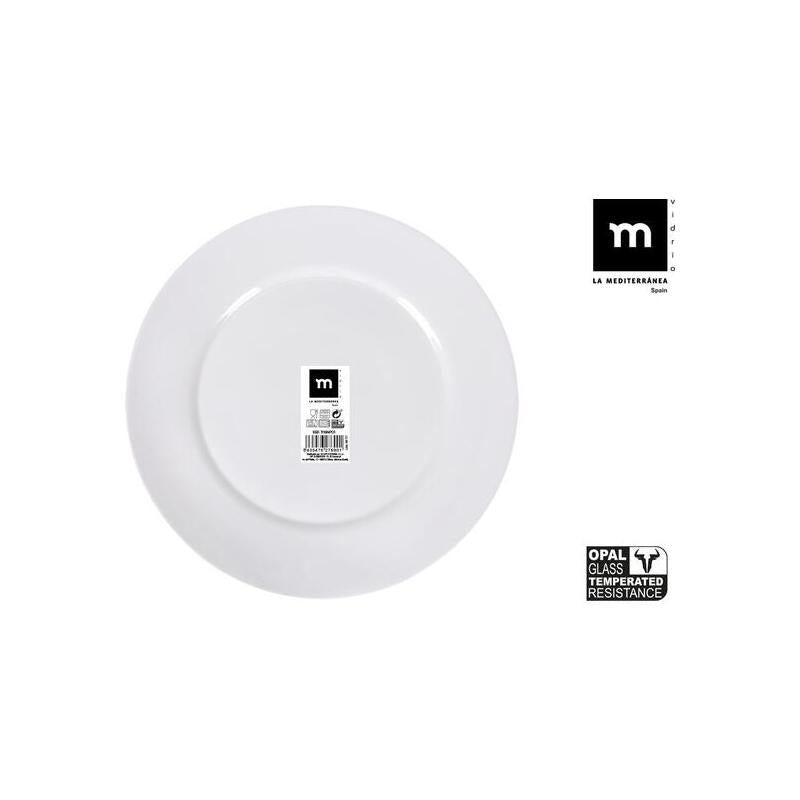 Plate Llano 26.5CM Opal Temara Md