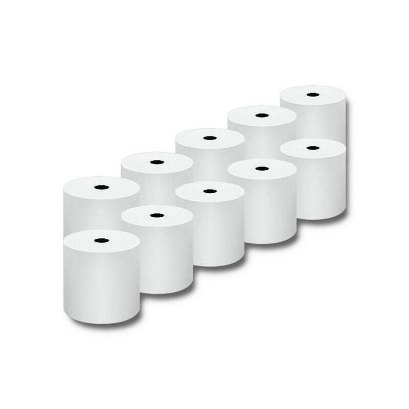 Qoltec 51892 10 Rolls Térmicos 80 X 80 55G/M2 Without Bpa