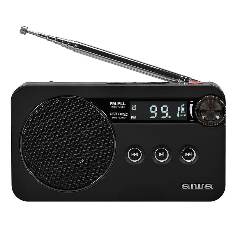 Aiwa Radio RS-77PLL Bk Black Laptop