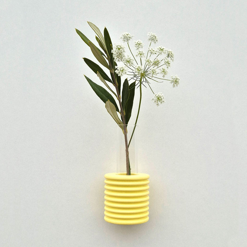 Ribble Wall Vase – Yellow