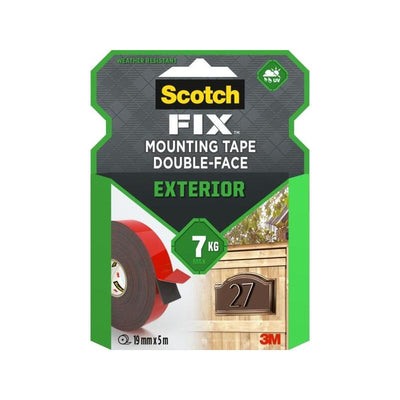 Scotch-fix Tape Assembly Double Cara Exteriores - 19MM X 10M - Black — image 1