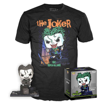 Set Figure Pop &38, Tee DC Comics Jim Lee Joker — image 1