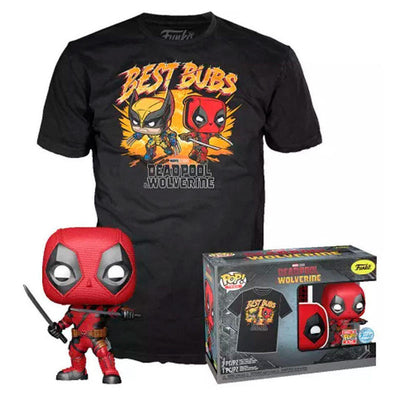 Set Figure Pop & Tee Marvel Deadpool & Wolverine Size XL — image 1
