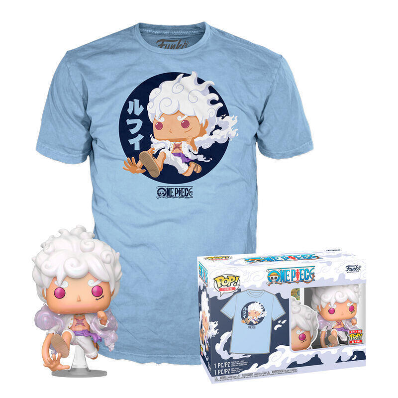 Set Figura Pop Tee One Pieza Luffy Fifth Gear Tamaño XL