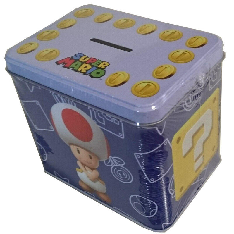 Nintendo Set Mug + Hucha Toad Super Mario Bros