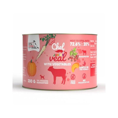 Syta Micha Chef Junior Veal With Vegetables Mono - Comida Húmeda Perros - 200G — image 1