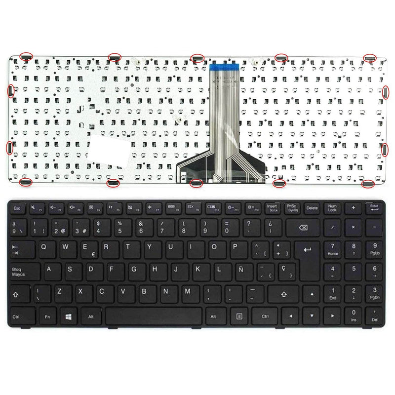 Keyboard Laptop Lenovo Ideapad 100-15IBD 100-15IBY 300-15 B50-80 5N20K25452