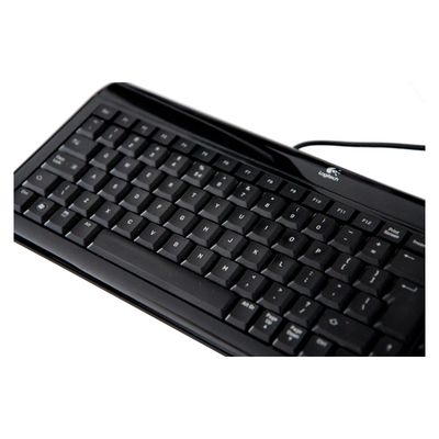 Logitech Keyboard Refurbished And -BP62A SY805UK Spanish (QWERTY) Black With USB Cable 820-000235 1 Year Warra — image 1