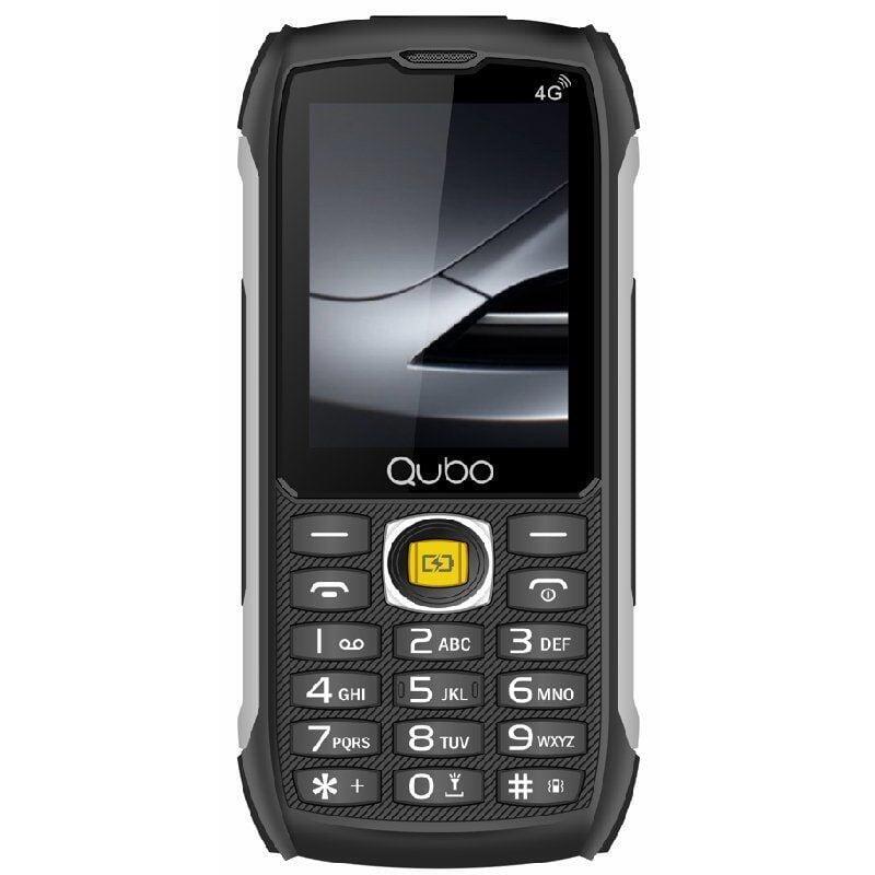 Qubo Phone Mobile Phone Rugerizado ST-002 Personas Mayores Black