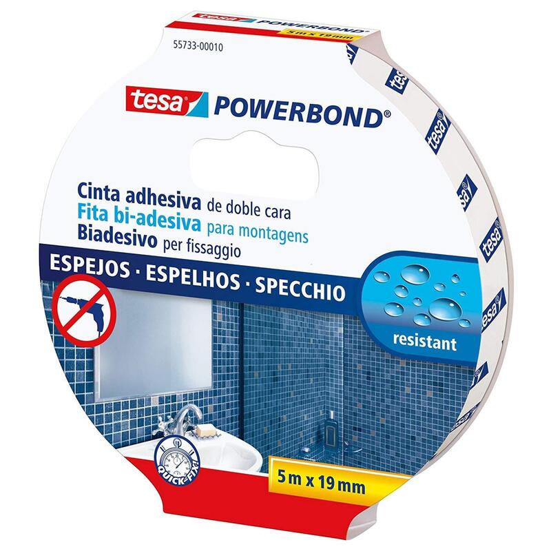 Tesa Tape Adhesiva Assembly Double Cara Powerbond 19MM X 5M Mirrors