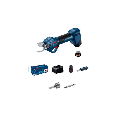 Bosch Scissors Podar Inalámbricas Professional Ggp 12V-25 Professional, 12 Voltios Blue/Black 2 Batteries Ione — image 1