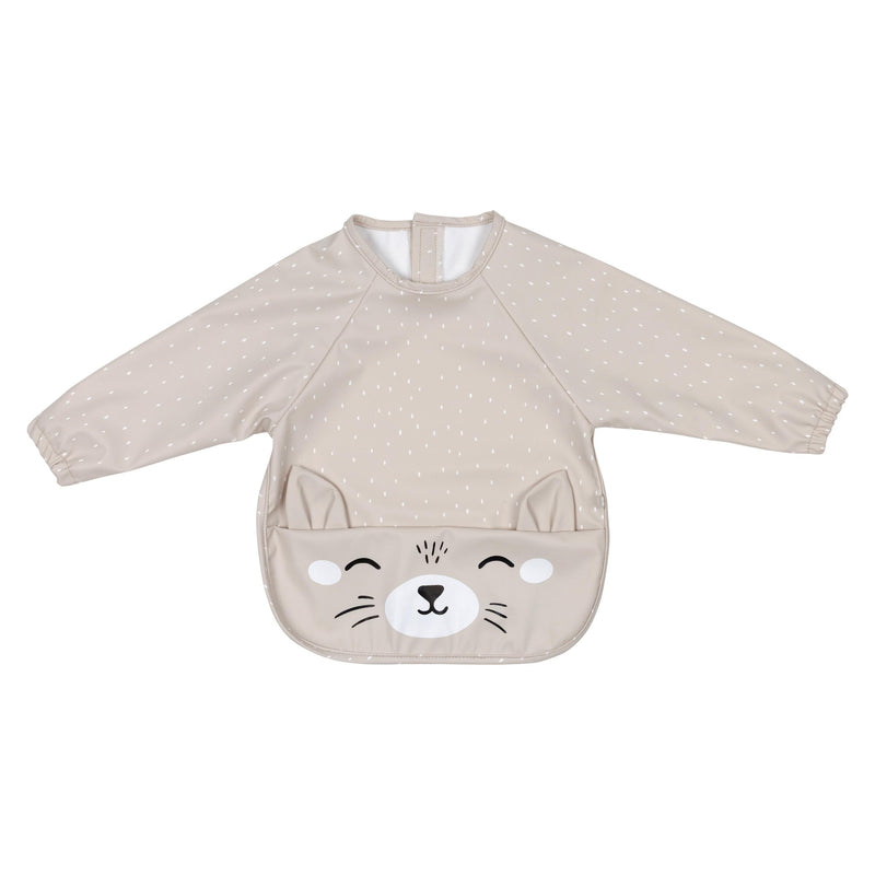 BINOT Waterproof Sleeved Baby Bib – 6–18 Months