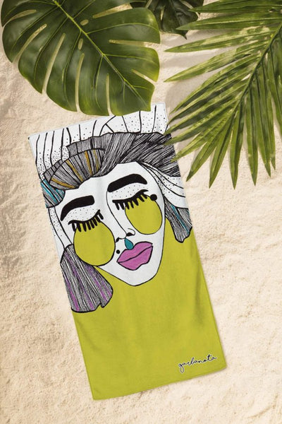Towel Veronika - Yellow