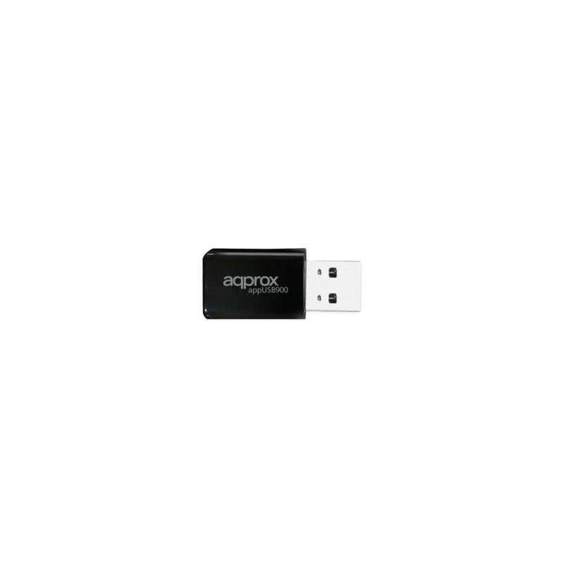 Approx USB Wi-Fi 6 And Bluetooth APPUSB900 Bt 5.4 Wi-Fi 6 Up To 900Mbps