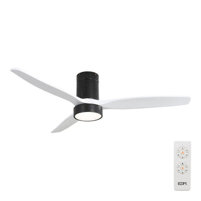EDM Fan Ceiling Efecto Wood Light LED 3000/4000/6000K Kara — image 1