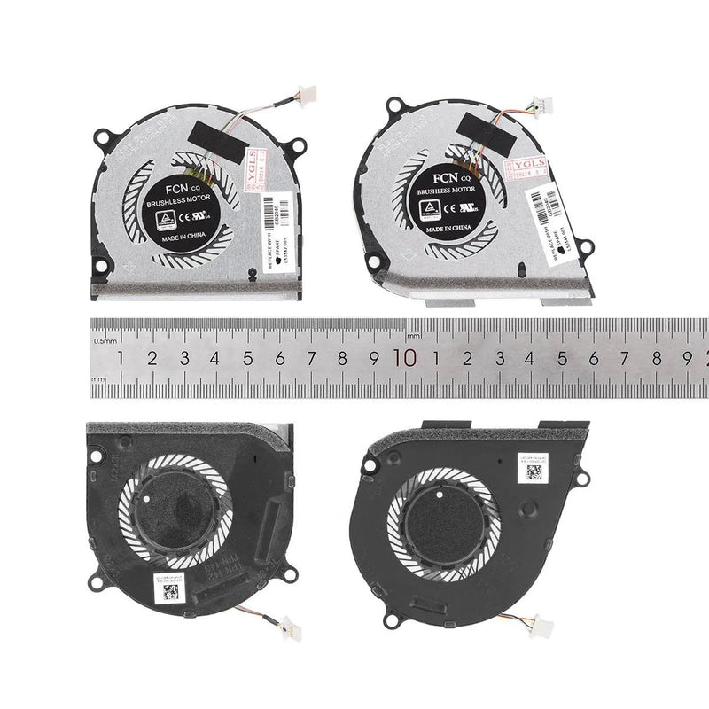 Fans CPU + GPU Laptop HP Envy X360 15-DS 15-DR