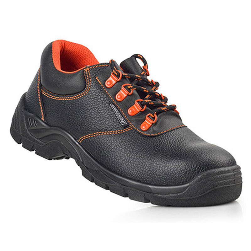 Blackleather Zapatos Security Leather Black S3 Src Size 37